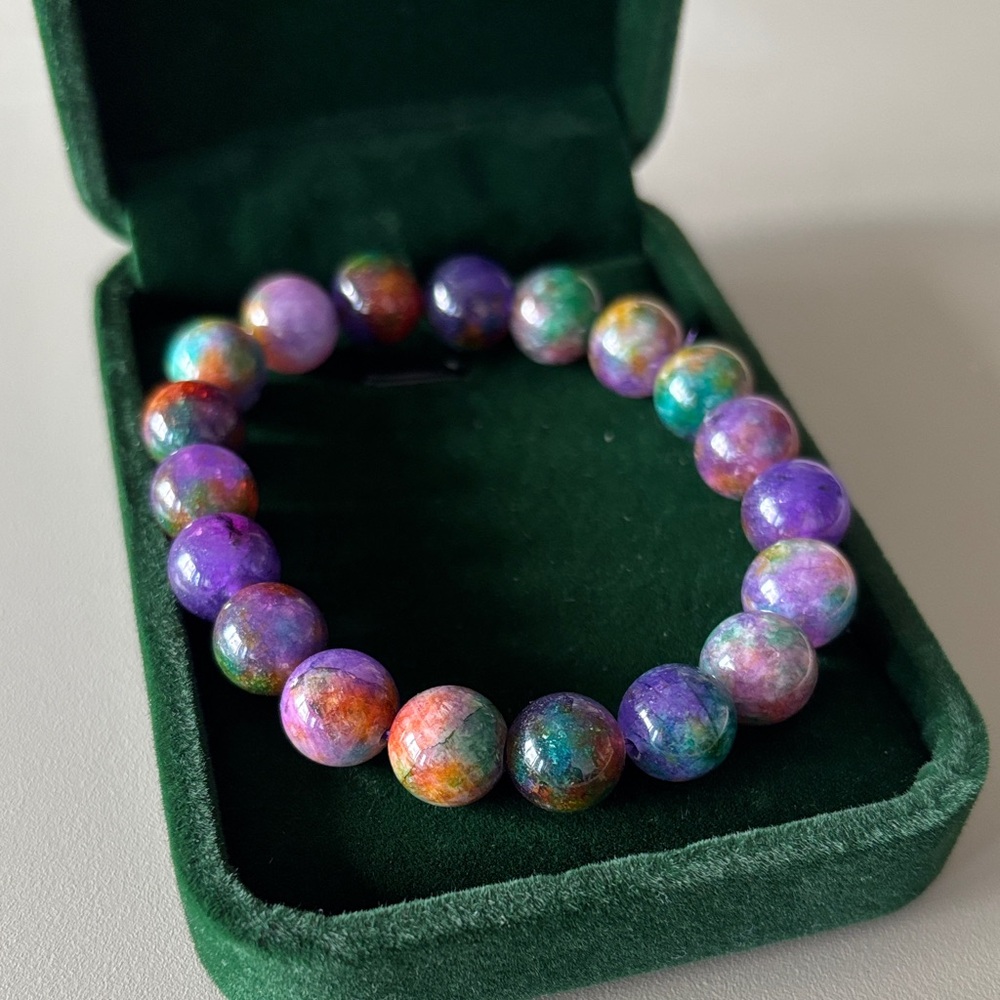 🏝️☀️Vacation 💜Multicolor Stone Bracelet